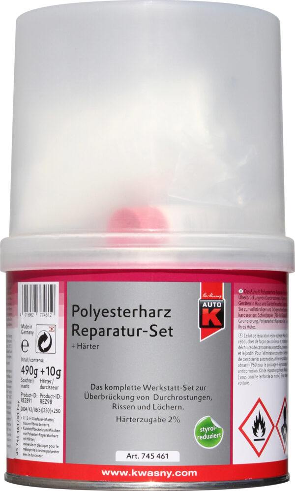 2068272 auto k polyester reparaturharz set 500g