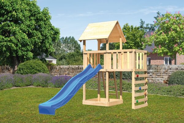 2532424 kinderspielturm lotti mit 2 5m rutsche