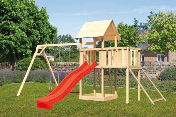 2532509 kinderspielturm lotti mit 2 5m rutsche