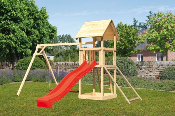 2532534 kinderspielturm lotti mit 2 5m rutsche