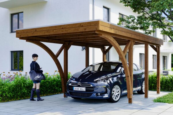 2352832 carport friesland set mit 2 einfahrtsboegen