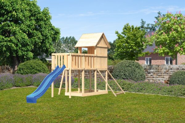 2532440 stelzenspielhaus frieda mit 2 5m rutsche