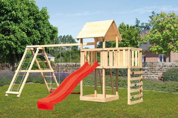 2532449 kinderspielturm lotti mit 2 5m rutsche