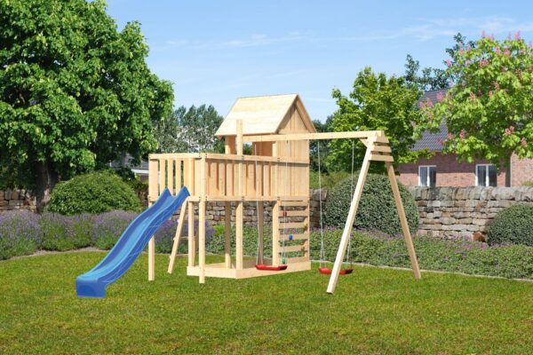 2532501 stelzenspielhaus frieda mit 2 5m rutsche