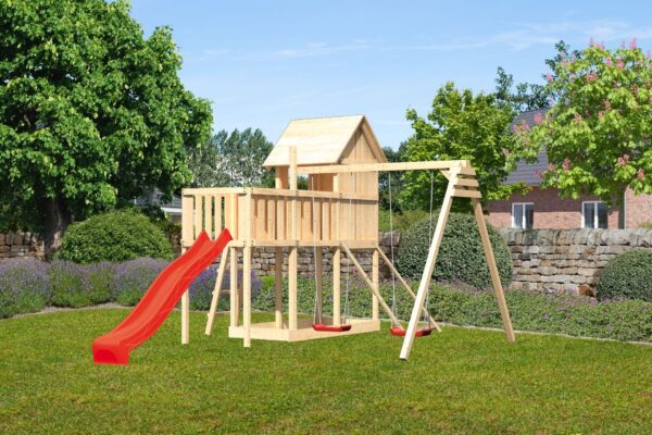 2532513 stelzenspielhaus frieda mit 2 5m rutsche