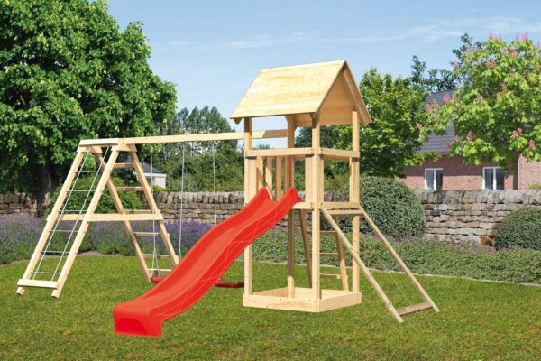 2532561 kinderspielturm lotti mit 2 5m rutsche